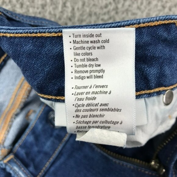 PAIGE Womens Size 27 Skyline Skinny Distressed Raw Hem Stretch Denim Jeans - Picture 11 of 16